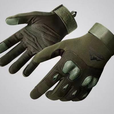 Tactical glove leather