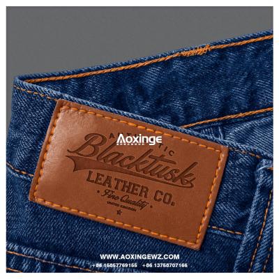 Composite label leather